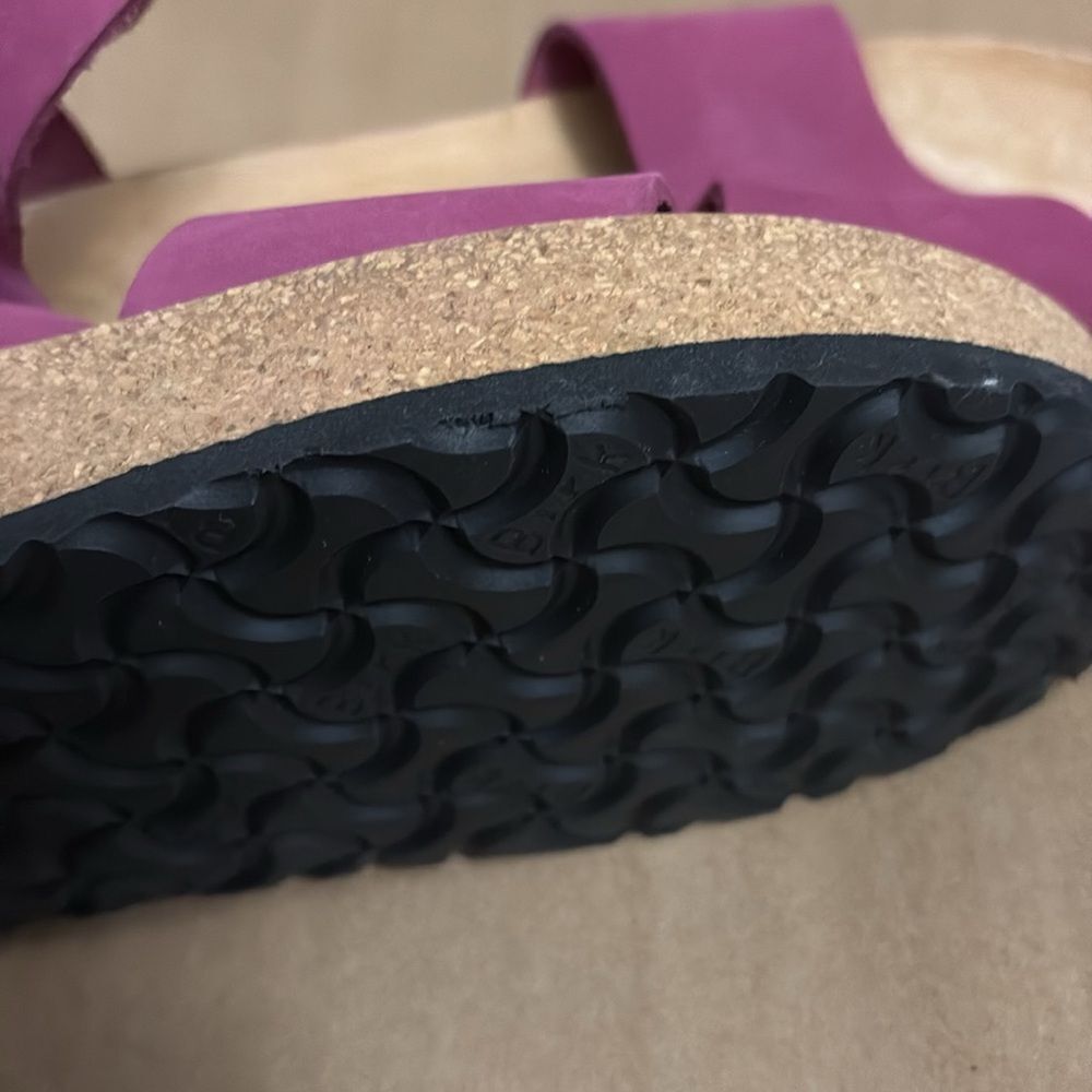 Birkenstocks Papillio Glenda Womens Size 40/9 Narrow Beach Sandals Boysenberry - Picture 8 of 10